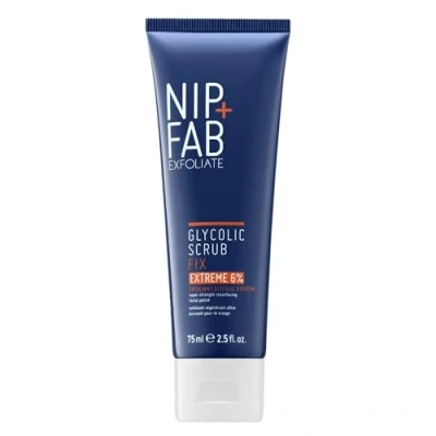 Afbeelding van Nip+Fab Glycolic FIX Scrub Extreme Gezichtsscrub &amp; peeling, Maat: 75 ml,