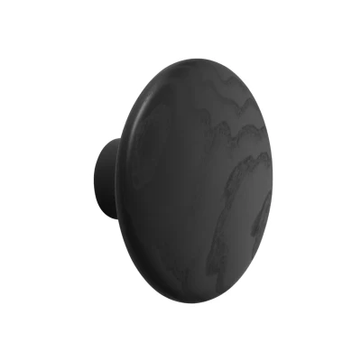 Afbeelding van Muuto Dots wandhaak zwart middel