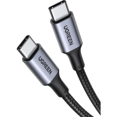 Afbeelding van UGREEN 5A Gevlochten USB C naar Kabel 100W Fast Charge 1M Zwart