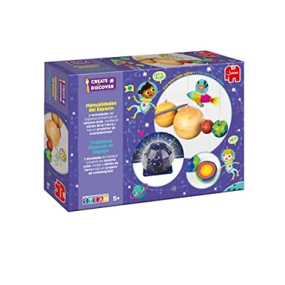 Afbeelding van Jumbo Create &amp; Discover Space Knutselset voor kinderen, vanaf 5 jaar, Spaans