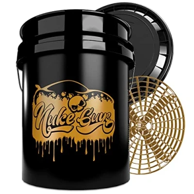 Afbeelding van NUKE GUYS GOLD BUCKET 5GAL + DEKSEL GRIT