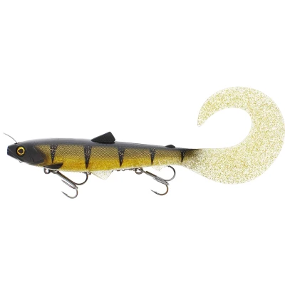 Afbeelding van Westin Bullteez Curltail Inline 33cm (230g) Sinking Softbait Cola Perch Shad