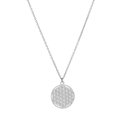 Afbeelding van Victorious Dames Ketting Zilver Model: Mandala