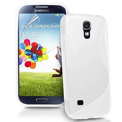 Afbeelding van ebestStar compatibel met Samsung Galaxy S4 Mini Case GT i9190, i9192, i9195 Ultra Thin S line Cover, Soft Flexible Premium Silicone Gel, Schokbestendig, Wit [Telefoon: 124.6 x 61.3 8.9mm, 4.3&#039;&#039;]