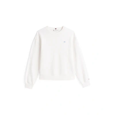 Afbeelding van Tommy Hilfiger Contrast FLAG Sweater, Dames, Maat: XXS, Ecru