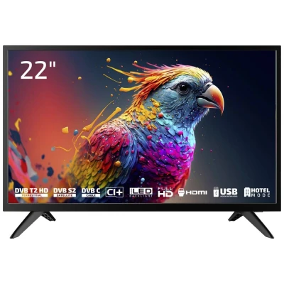 Afbeelding van Dyon Enter 22 Pro X2 LED TV 55 cm inch Energielabel E (A G) CI+*, DVB C, S2, T2, Full HD Zwart