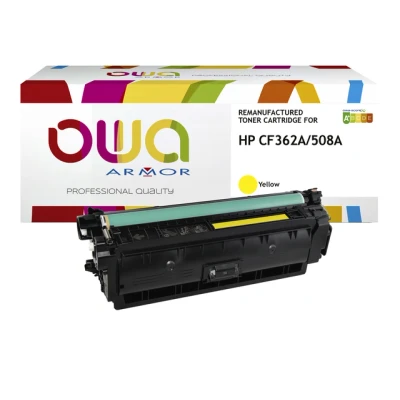 Afbeelding van Toner refurbished HP 508A Geel OWA