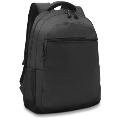 Afbeelding van Waytex 71066 17 inch laptoprugzak, Zwart, ademende schouderbanden, zijvak van net, 22 l, waterdicht, voorvak met ritssluiting, gevoerd vak voor laptop, Eén maat, Traditionele rugzak