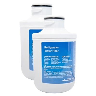 Afbeelding van Profrigo Waterfilter 2x filters compatibel met Foshan Micro Midea 307203200002 307203200005 MFCMG14211F MFCMG14211FR, Whirlpool, Indesit, Hotpoint C00300448 voor koelkast Amerikaans Side by