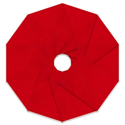 Afbeelding van Trimits Craft Vilt, 10 Pack, Rood, 23 x 30cm