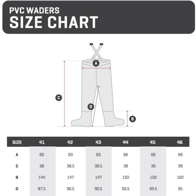 Afbeelding van Ultimate PVC Waders Maat 43 Waadpak
