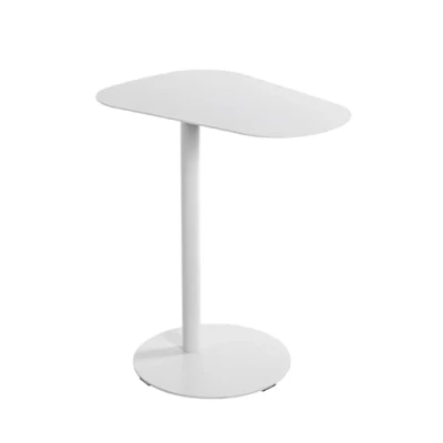 Afbeelding van HAKU Möbel Bijzettafel, metaal, wit, D 38 x B 53 H 60 cm