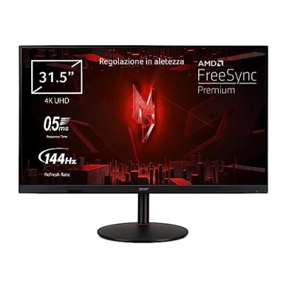 Afbeelding van Acer Nitro Xv322qkkvbmiiphuzx 34 Inch 3840 X 2160 (ultra Hd 4k) 1 Ms 144 Hz
