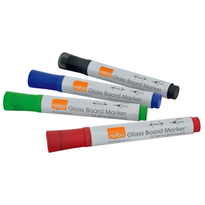 Afbeelding van Viltstift Nobo glasbord assorti