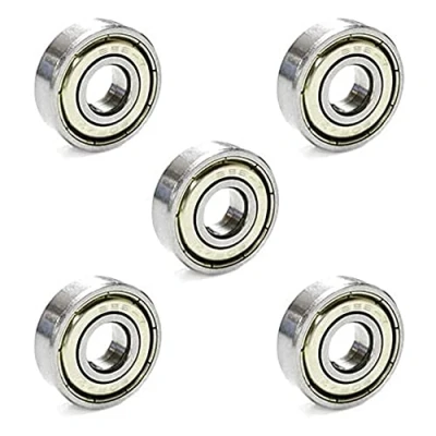 Afbeelding van GOIYZTTR 696ZZ Kogellagers, multifunctioneel diepgroefkogellager voor kantoorapparatuur, micromotoren, kleine roterende motoren, dubbel afgeschermd, 15 x 6 5 mm (5 stuks)