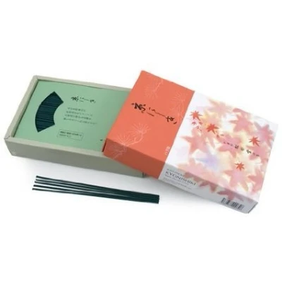 Afbeelding van Shoyeido&#039;s Kyoto Herfst verlaat wierook,&quot;Kyo nishiki&quot;, Joss sticks