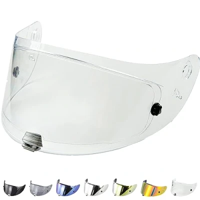 Afbeelding van Everalo Helmvizier compatibel met Hjc Rpha 70 11 Hj26 Pinlock en Tear Off Ready krasbestendig condensvrij (transparant)