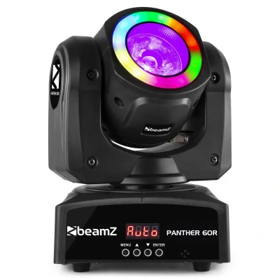 Afbeelding van BeamZ Panther 60R LED Beam Moving Head met ring 60 Watt
