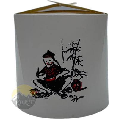 Afbeelding van KURTT Asia foodbox Noodle Box Asian Food Wok to go beker Wit met logo lunchbox maaltijdbox maaltijd take away 100 stuks, 26oz 750ml