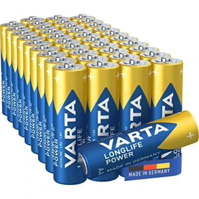 Afbeelding van Varta Longlife Power LR06 AA batterij (penlite) Alkaline 1.5 V 40 stuk(s)