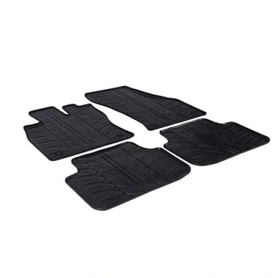 Afbeelding van Gledring Rubbermatten passend voor Skoda Octavia III 2013 2017 &amp; 2020 (T profiel 4 delig + montageclips)