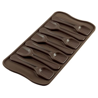 Afbeelding van Silikomart scg28 choco lepel silicone vorm 96x26 h 16 mm