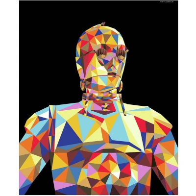 Afbeelding van Ravensburger CreArt Malen nach Zahlen 23894 Star Wars C 3PO ab 12 Jahren
