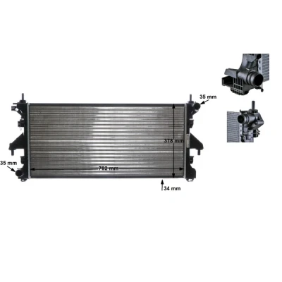 Afbeelding van Mahle Original Radiateur CR 886 000S