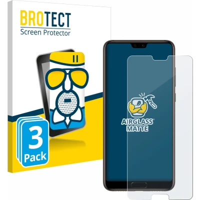 Afbeelding van BROTECT Screenprotector voor Huawei P20 Folie Beschermfolie Beschermglas matte (3 Stuks)