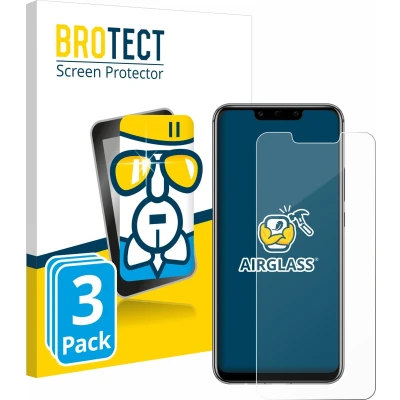 Afbeelding van BROTECT Screenprotector voor Huawei Mate 20 lite Folie Beschermfolie Beschermglas transparant (3 Stuks)