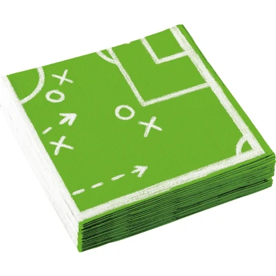 Afbeelding van Voetbal Servetten Kicker party 20 stuks