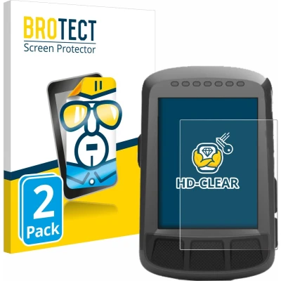 Afbeelding van BROTECT Screenprotector voor Wahoo Elemnt Bolt GPS Folie Beschermfolie transparant (2 Stuks)