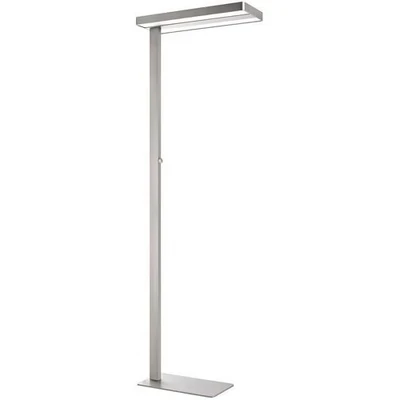 Afbeelding van UNILUX Lixus LED vloerlamp metallic grijs