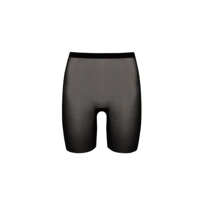 Afbeelding van Wolford dames Tulle Control corrigerende short van mesh in de kleur Zwart, maat: 38