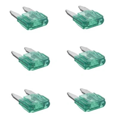 Afbeelding van Pro Plus Steekzekeringen Mini 30 Ampère Groen 6 stuks