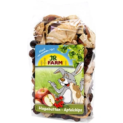 Afbeelding van JR Farm knaagdier rozenbottel/appel chips 125 gram 04627 Gebr. de Boon