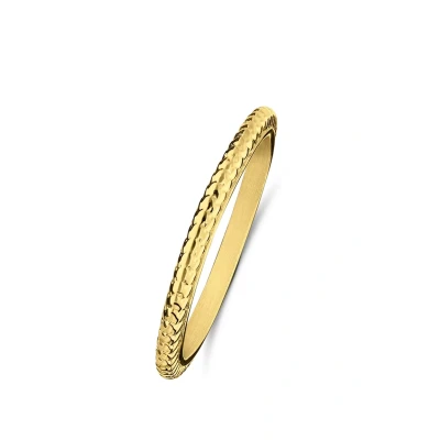 Afbeelding van Lucardi Ring goldcoloured, Dames, Maat: 47, Gold/coloured