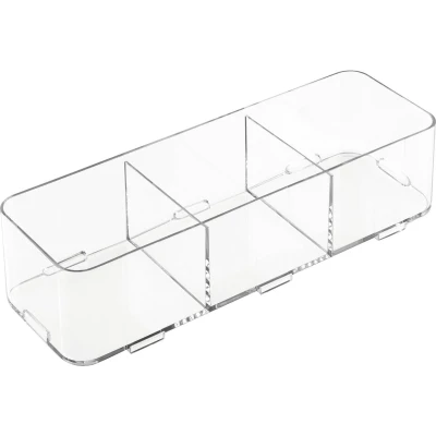 Afbeelding van iDesign Lade Organizer, Make up Koppelbaar, Met 3 Vakken,