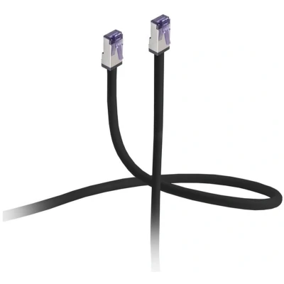 Afbeelding van Flexline® Patchkabel cat. 6A S/FTP, kurze Bauform, PIMF, schwarz, 25m