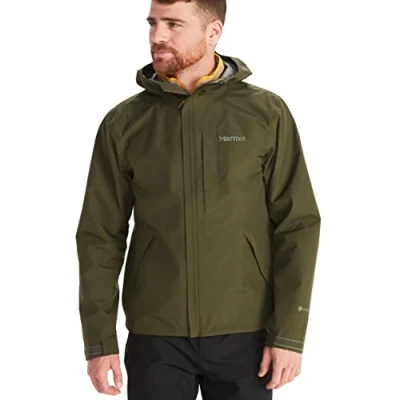 Afbeelding van Marmot Heren Minimalist Jacket, Waterdicht GORE TEX regenjack, winddichte regenjas voor op de fiets, ademend hardshell windjack als overgangsjas, Nori, XL