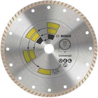 Afbeelding van Bosch Accessoires Diamantdoorslijpschijf Universal Turbo 125mm 2609256408