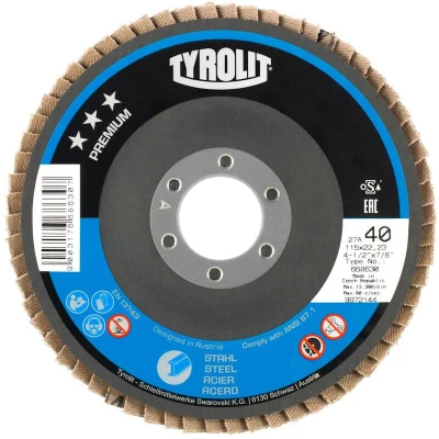 Afbeelding van Tyrolit lamellenschijf premium 125 x 22,2 MM K80