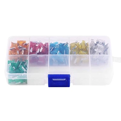 Afbeelding van 120Pcs Automotive Blade Zekering Assortiment, Auto Micro Mini Kit Doos voor Boot Truck SUV 5A 10A 15A 20A 25A 30A Zekeringen