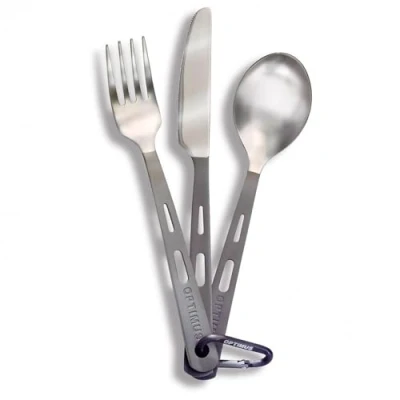 Afbeelding van Optimus 8016286 Titanium bestekset 3 delig