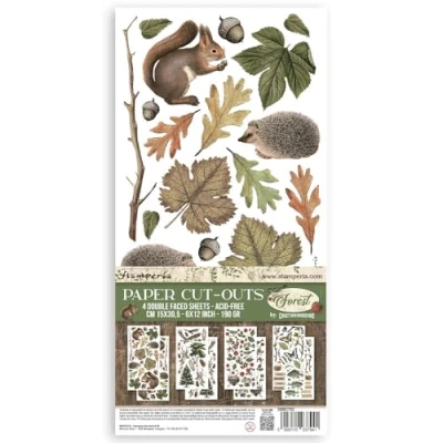 Afbeelding van Stamperia Forest Paper Cut outs (SBBCT02)
