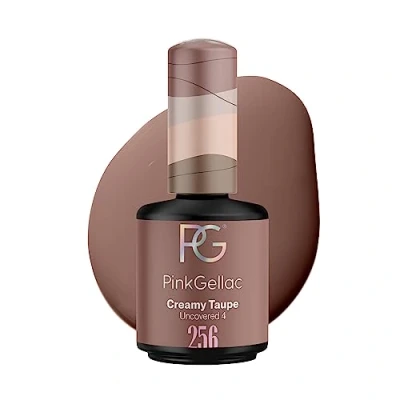 Afbeelding van Pink Gellac 256 Creamy Taupe gel nagellak 15 ml