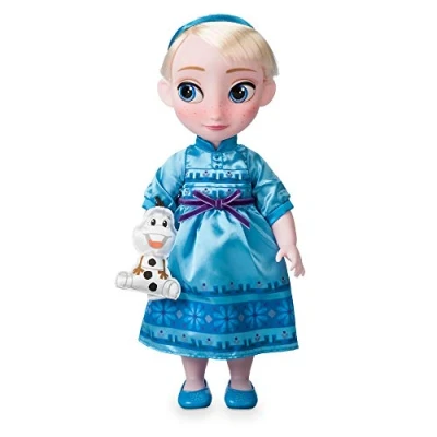 Afbeelding van Disney Store officiële Elsa, pop uit animatiefilmcollectie, Frozen, 39 cm, echt uitziend haar, outfit, schoenen, collector&#039;s item, prinsessenpop, geschikt voor 3 jaar en ouder