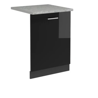 Afbeelding van Vicco R Line, zwart hoogglans, 60 cm, AP marmer