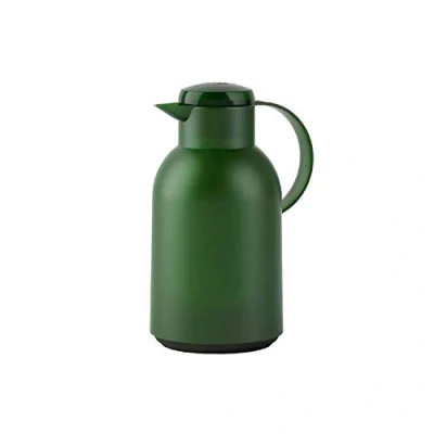 Afbeelding van Emsa N40121 Samba thermoskan, 1,5 liter, Quick Press sluiting, 12 uur warm en 24 koud, doorschijnend, donkergroen