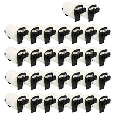 Afbeelding van Yellow Yeti 30 x Groot Logistiek Verzendlabels voor DK 11241 102 152mm Compatibel met Brother P Touch QL 1050 1050N 1060N 1100 1110NWB 200 Etiketten per rol